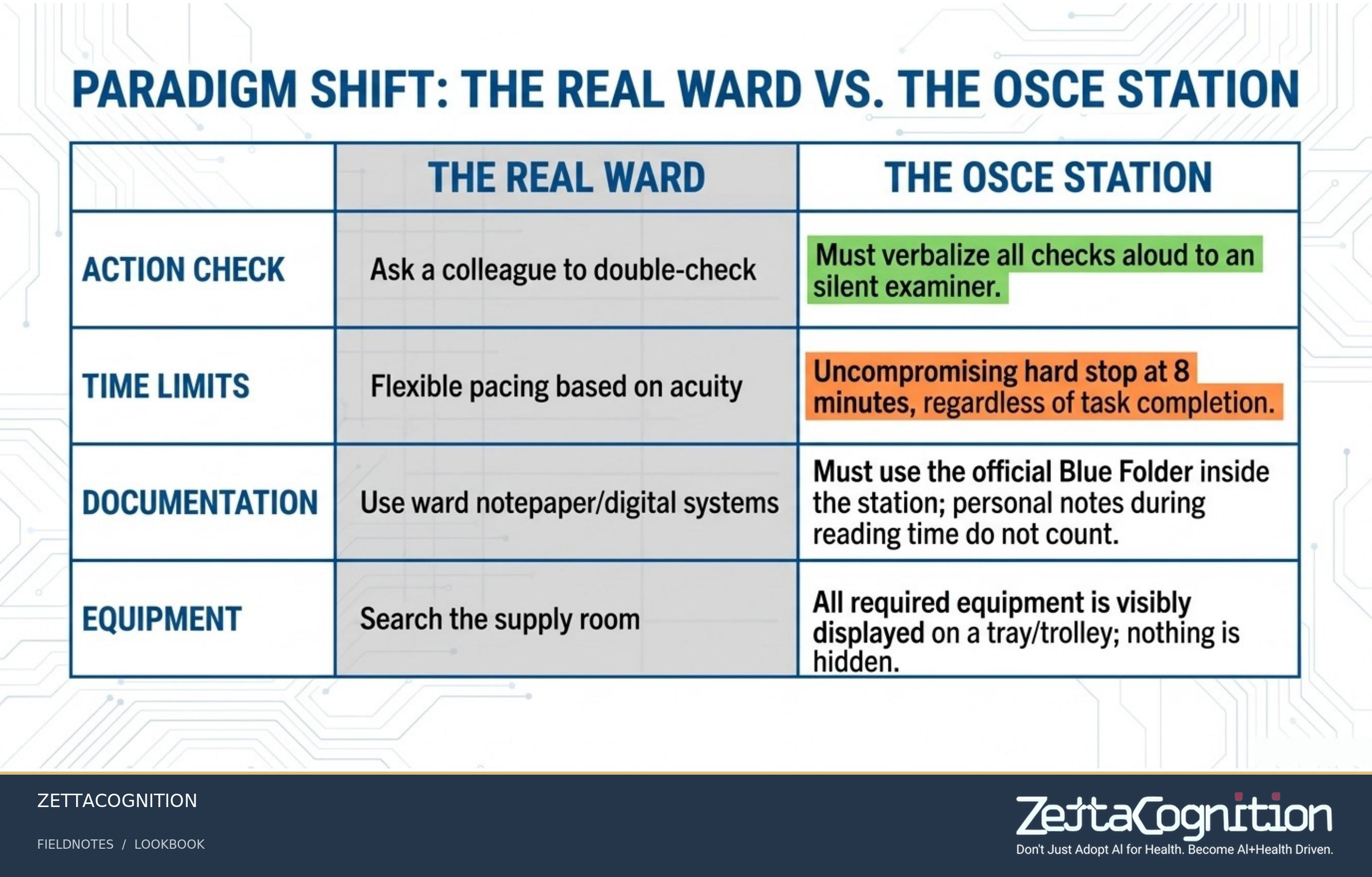 Australian RN OSCE Tactical Blueprint, slide 4 of 8