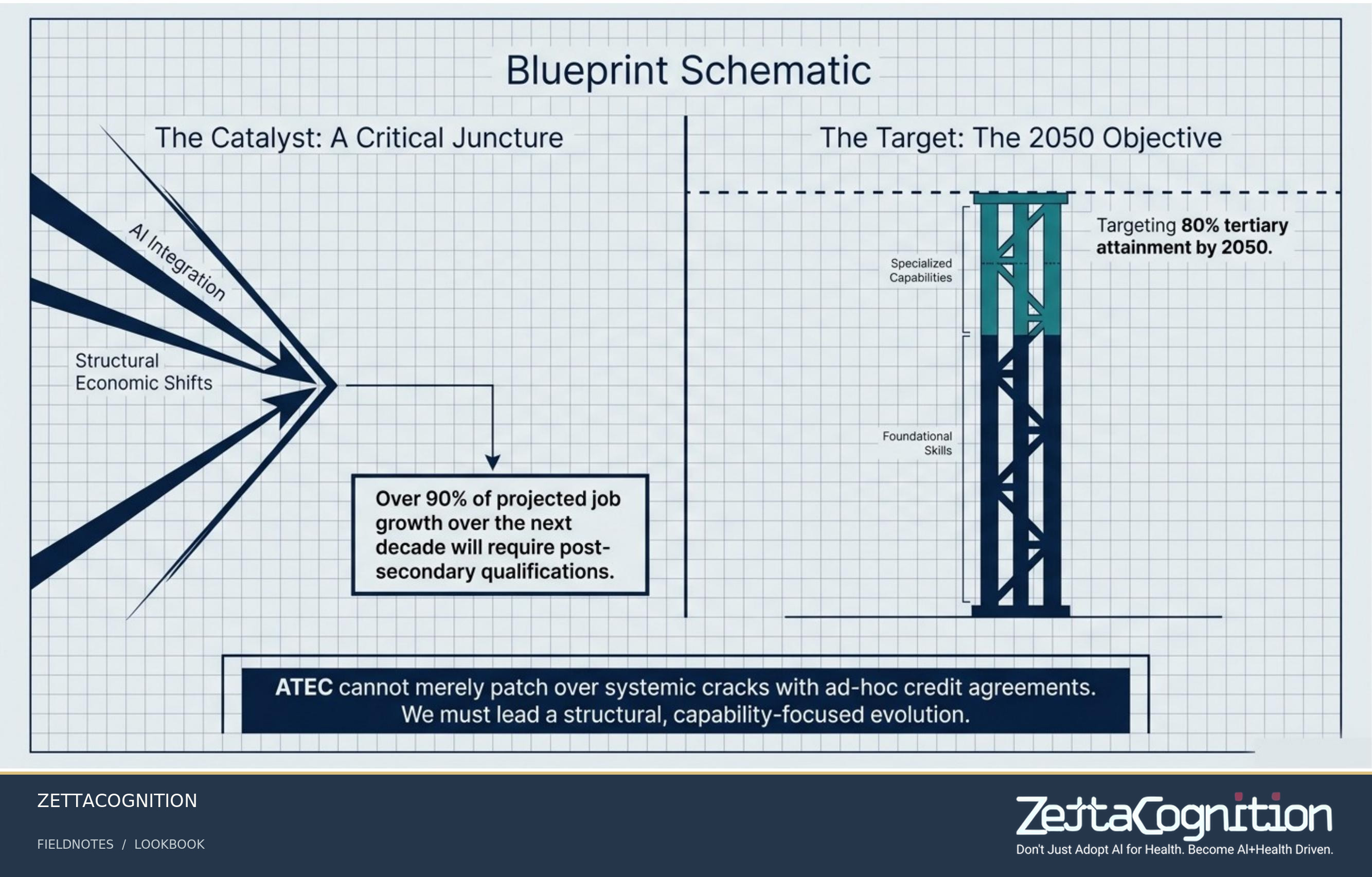 Australia's Unified Tertiary Blueprint, slide 2 of 8