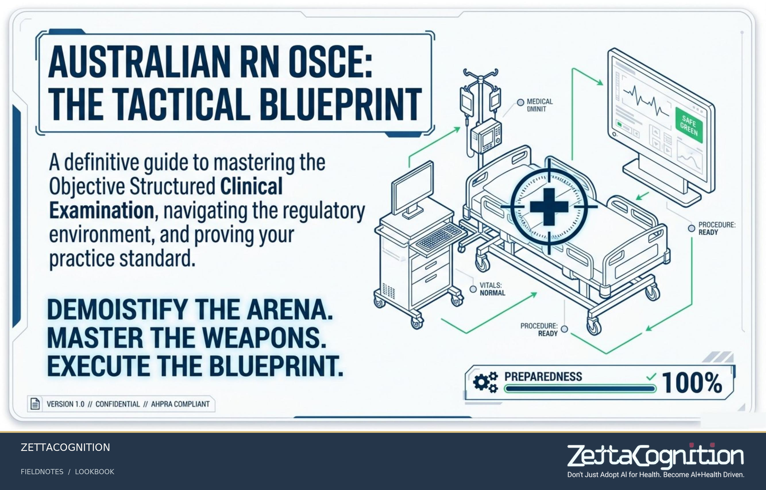 Australian RN OSCE Tactical Blueprint, slide 1 of 8