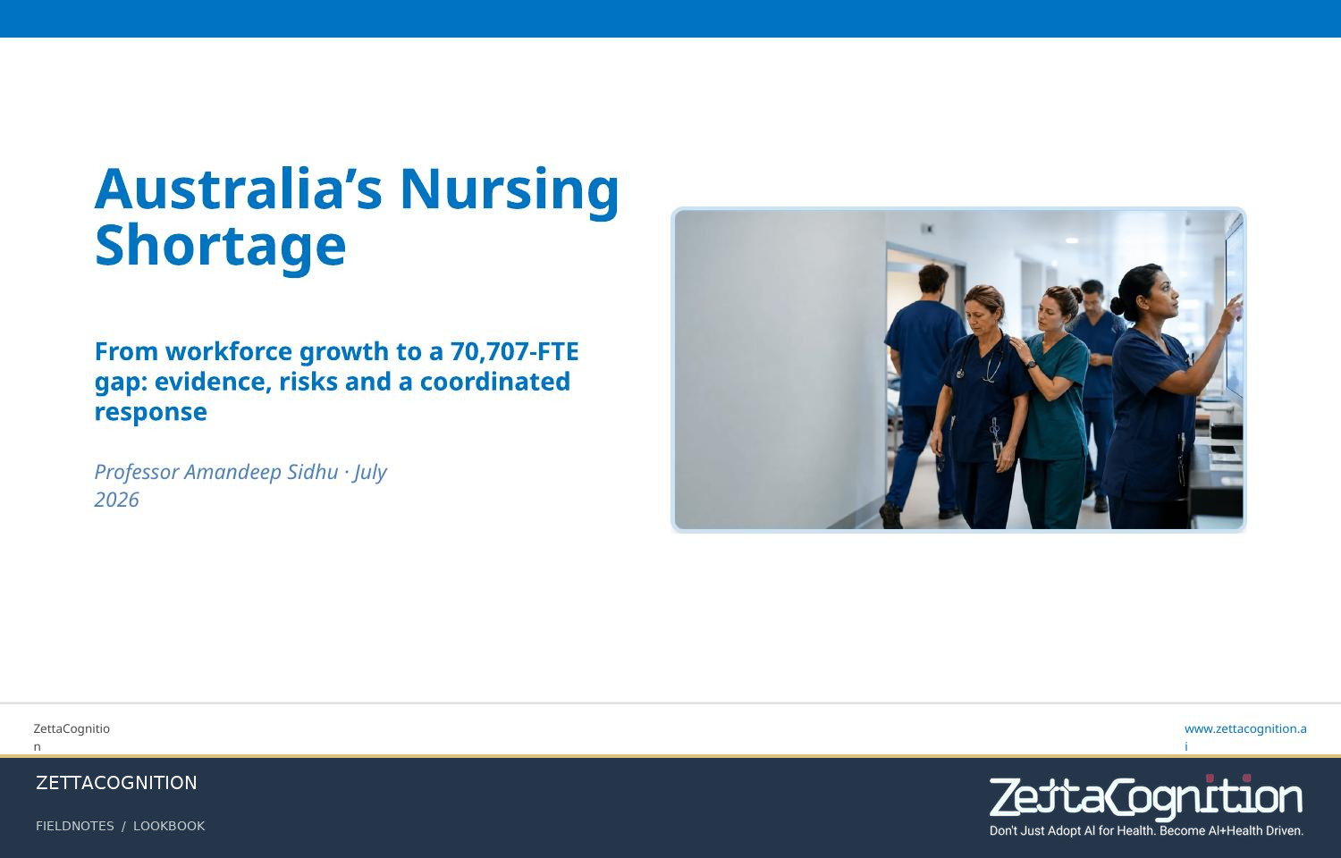 Australian Nursing Shortages, slide 1 of 8